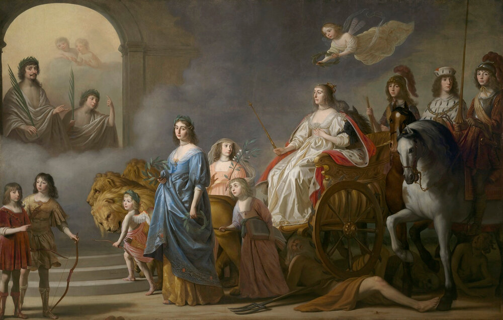 Геррит ван Хонтхорст. Триумф зимней королевы, 1636