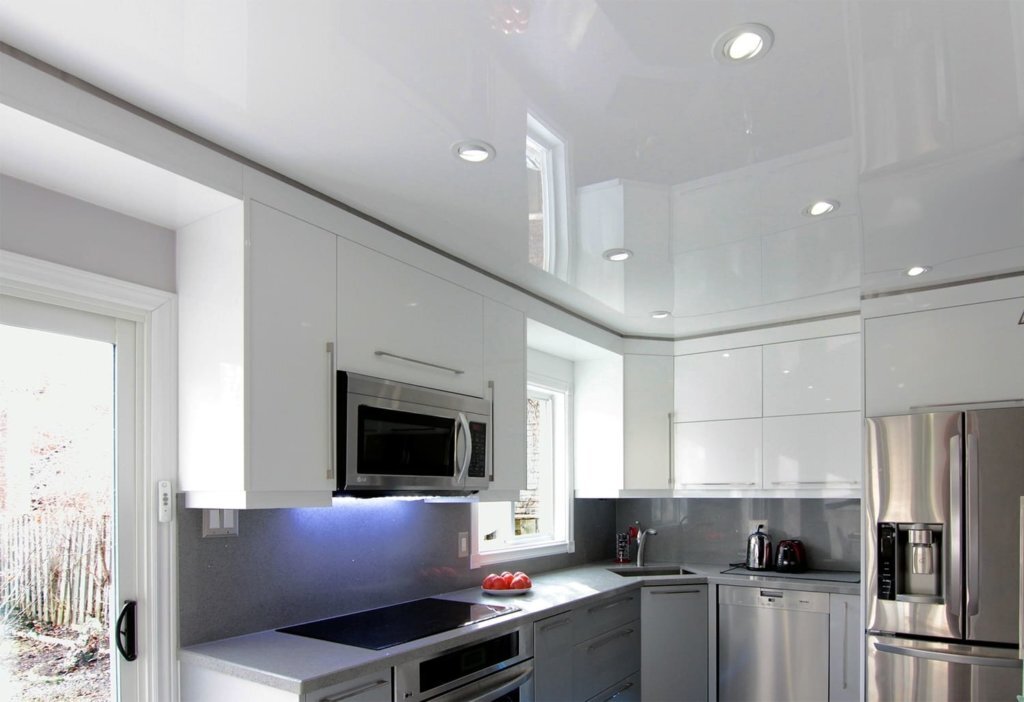 Потолок кухня дизайн (54 фото)