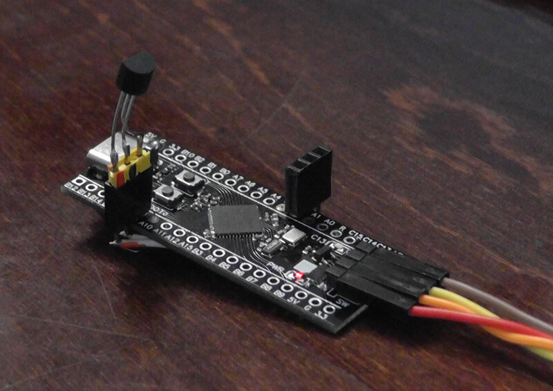 2. Работа с датчиком температуры DS18B20 для STM32 на языке ДРАКОН ...