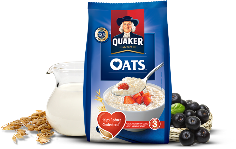 Реклама овсяных хлопьев фирмы "Quaker Oats", о которой идет речь в статье