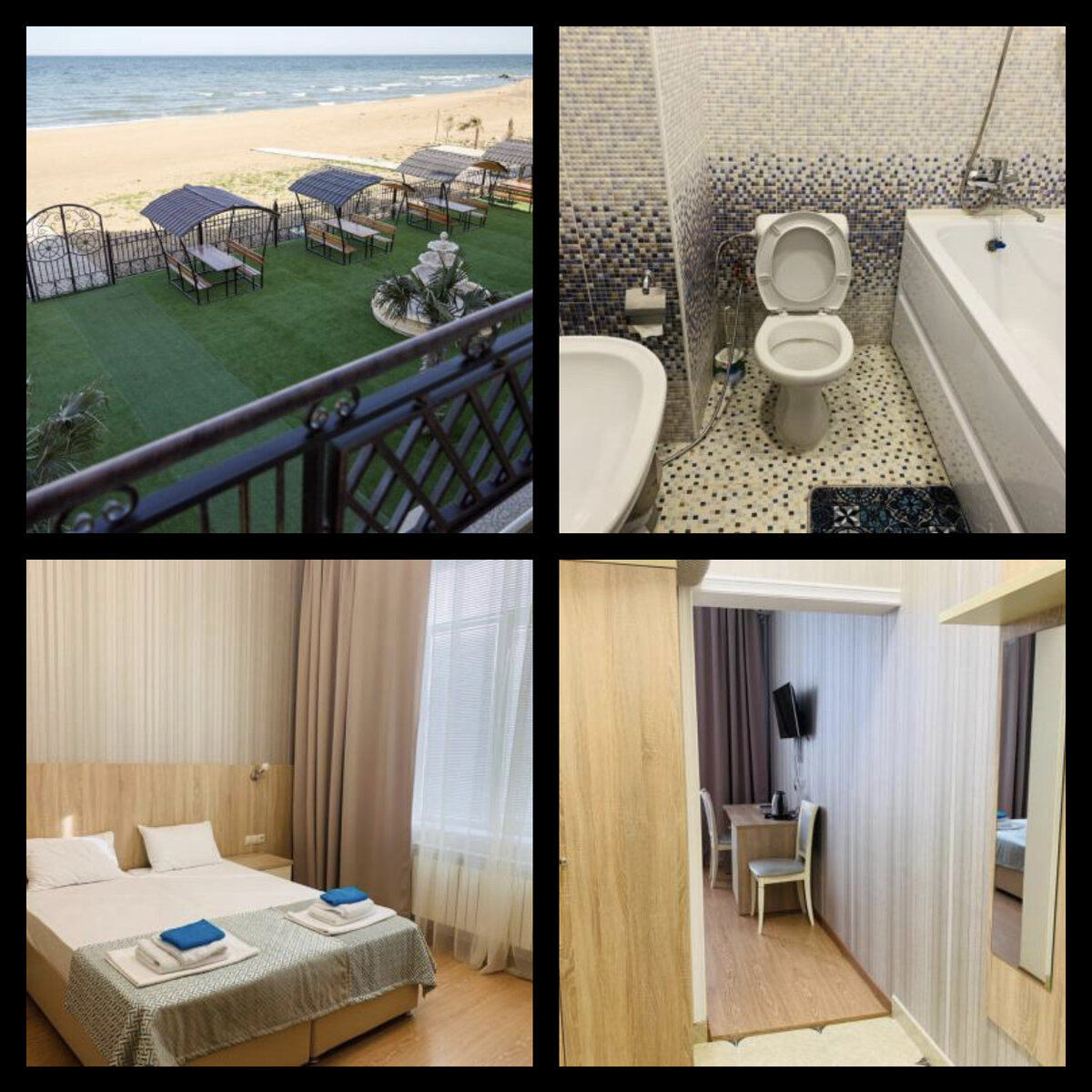 Номер с видом на море "SeaZone" 3500 рублей за сутки.