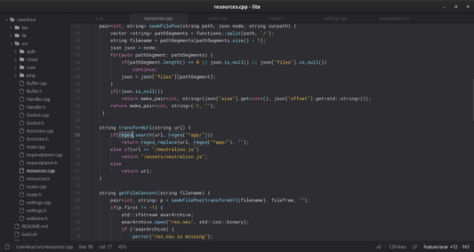 Редактор Lite. Скриншот от автора.