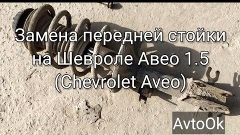 Замена передних амортизаторов Chevrolet Aveo T250 (Шевроле Авео Т250)