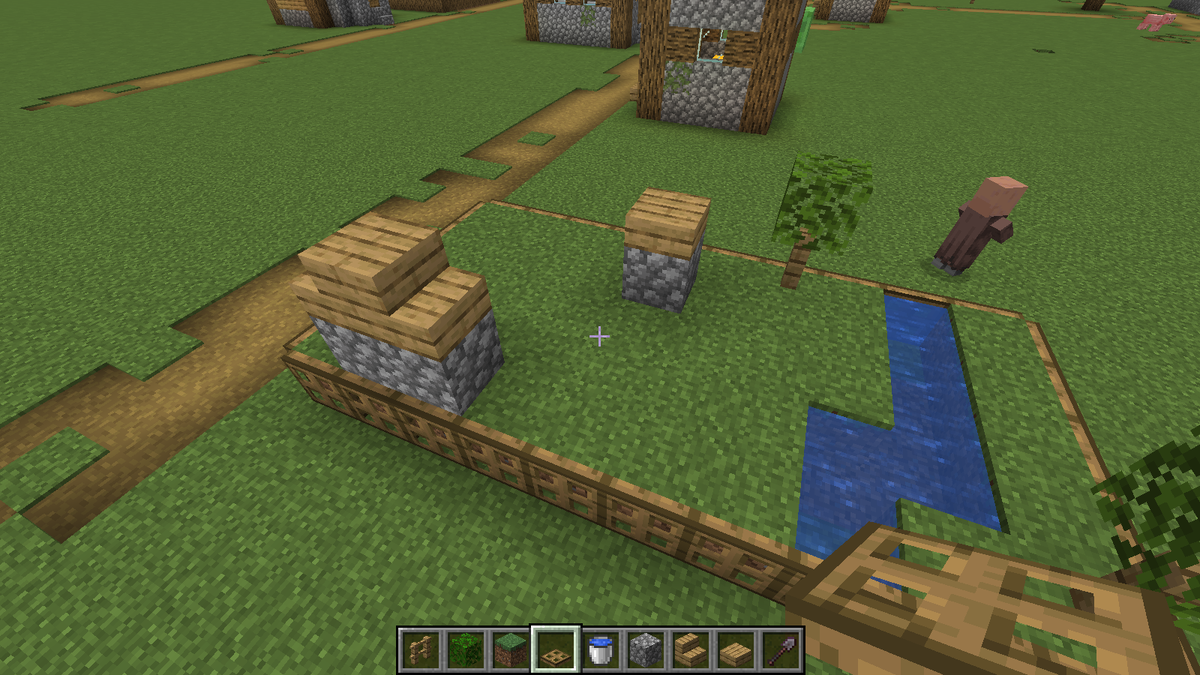 Решил добавить деревню.