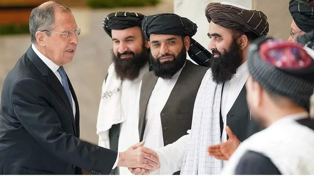 Министр иностранных дел России Лавров на встрече с движением «Талибан».