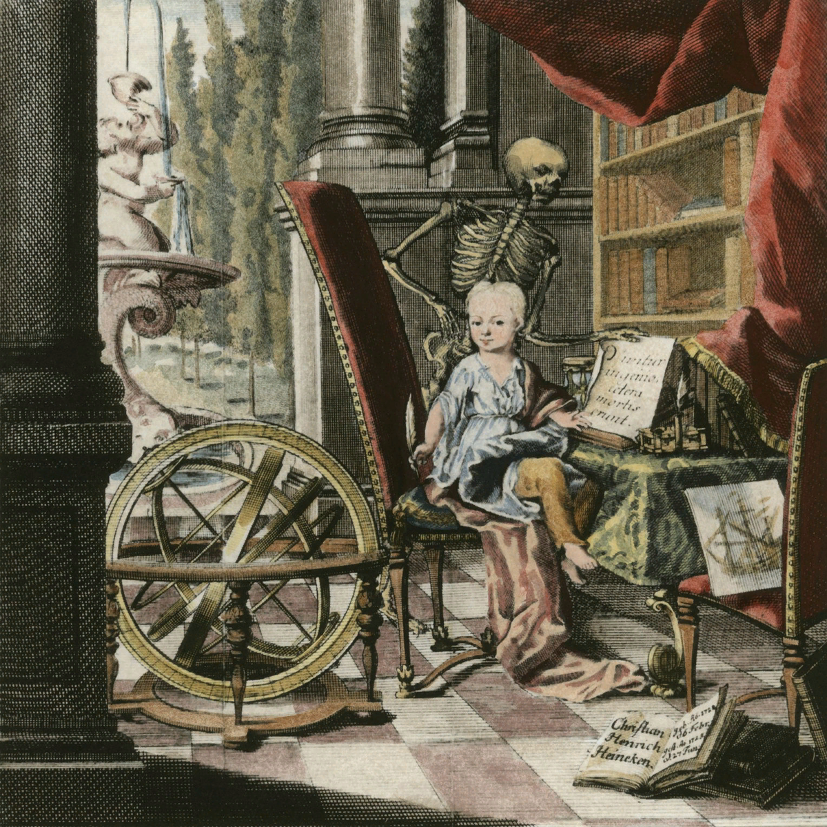 Гравюра Кристиана Фрича, 1726 г.