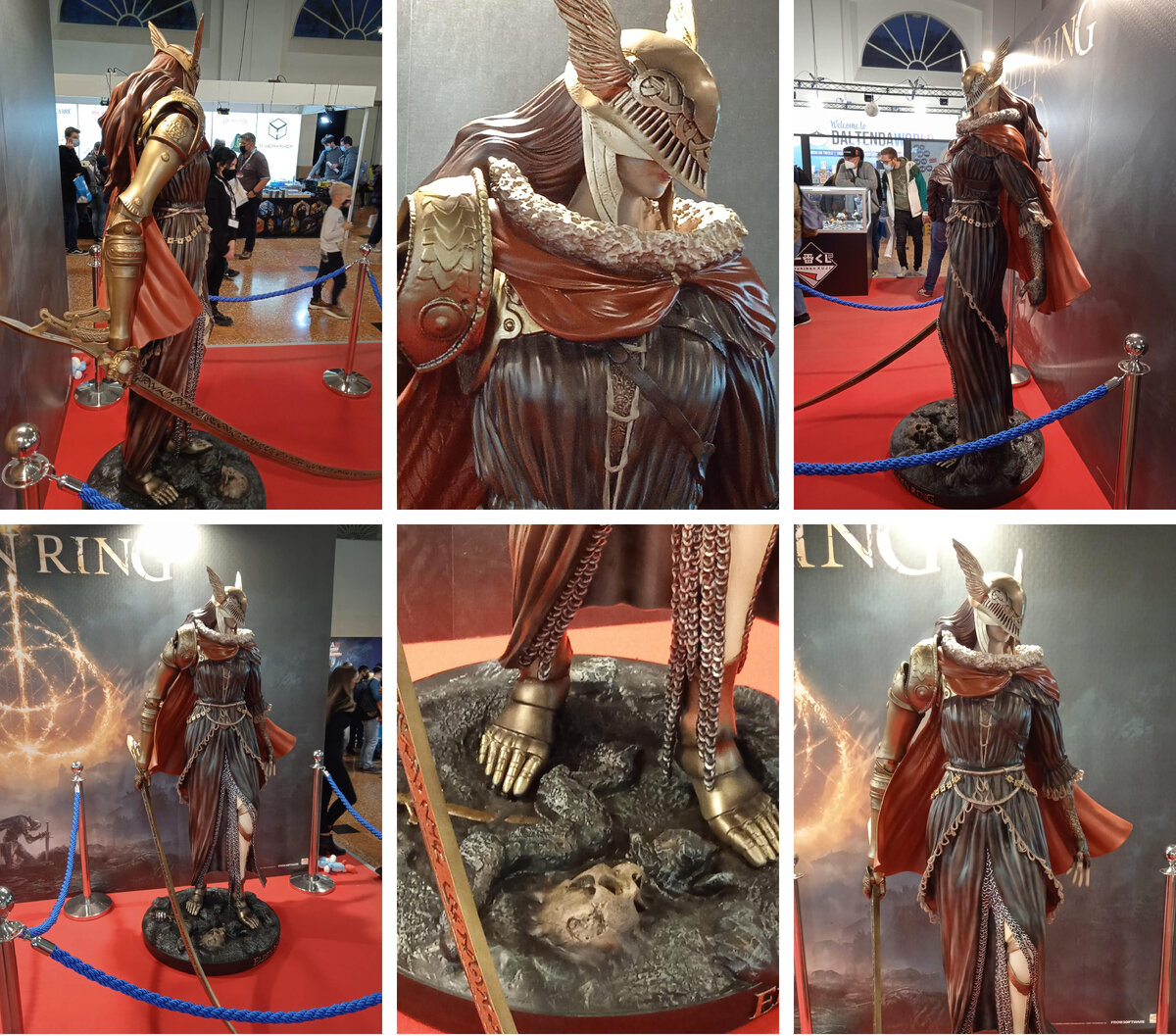 Статуя в полный рост с разных ракурсов