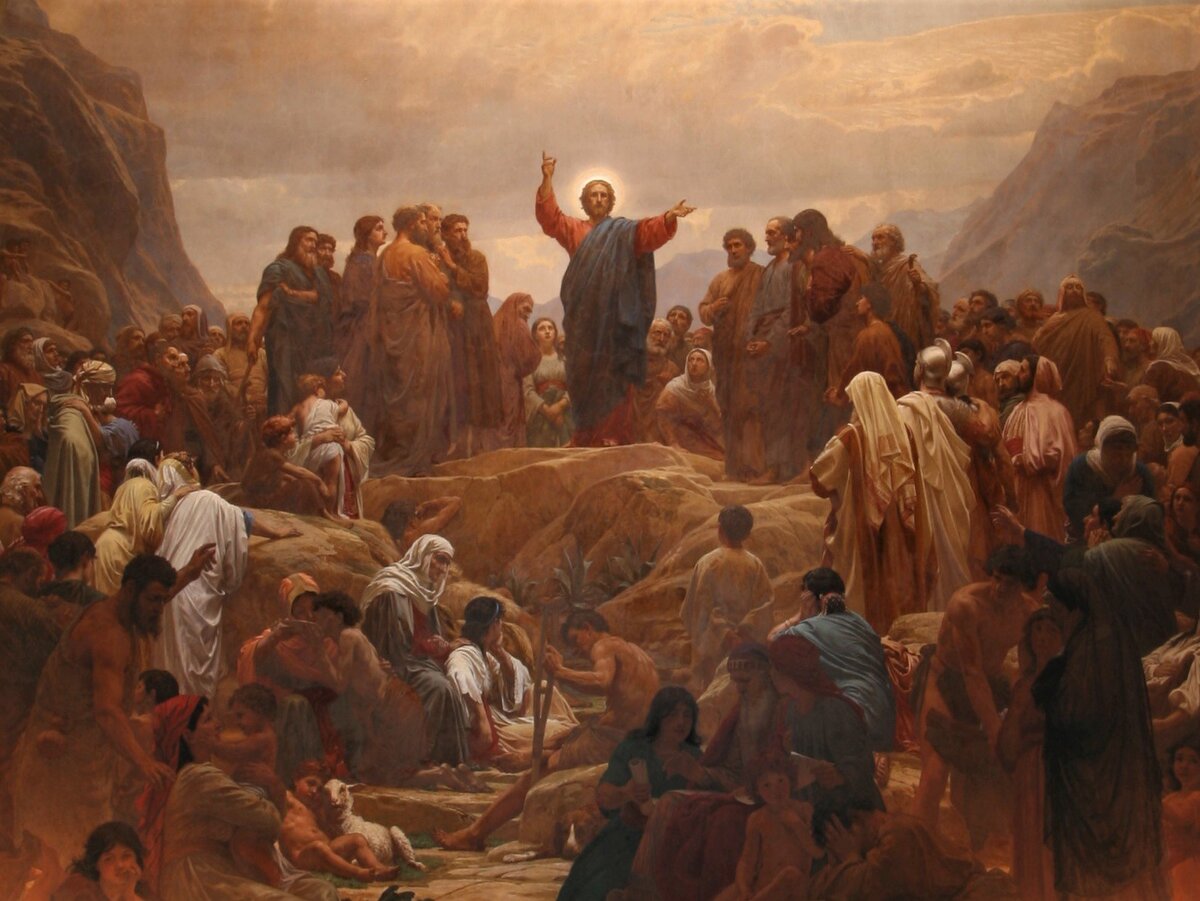 Нагорная проповедь Иисуса.
