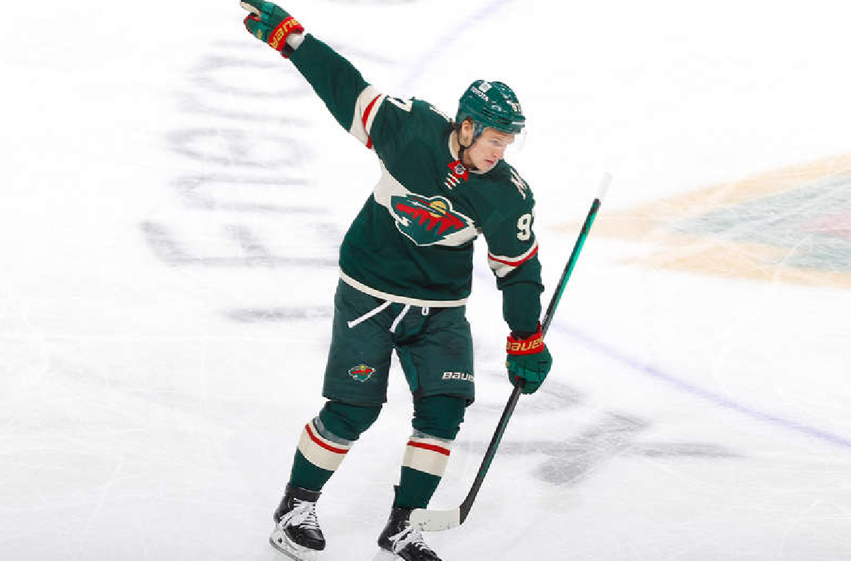 Кирилл Капризов достиг отметки в 25 очков в НХЛ-2021/22. Фото: НХЛ