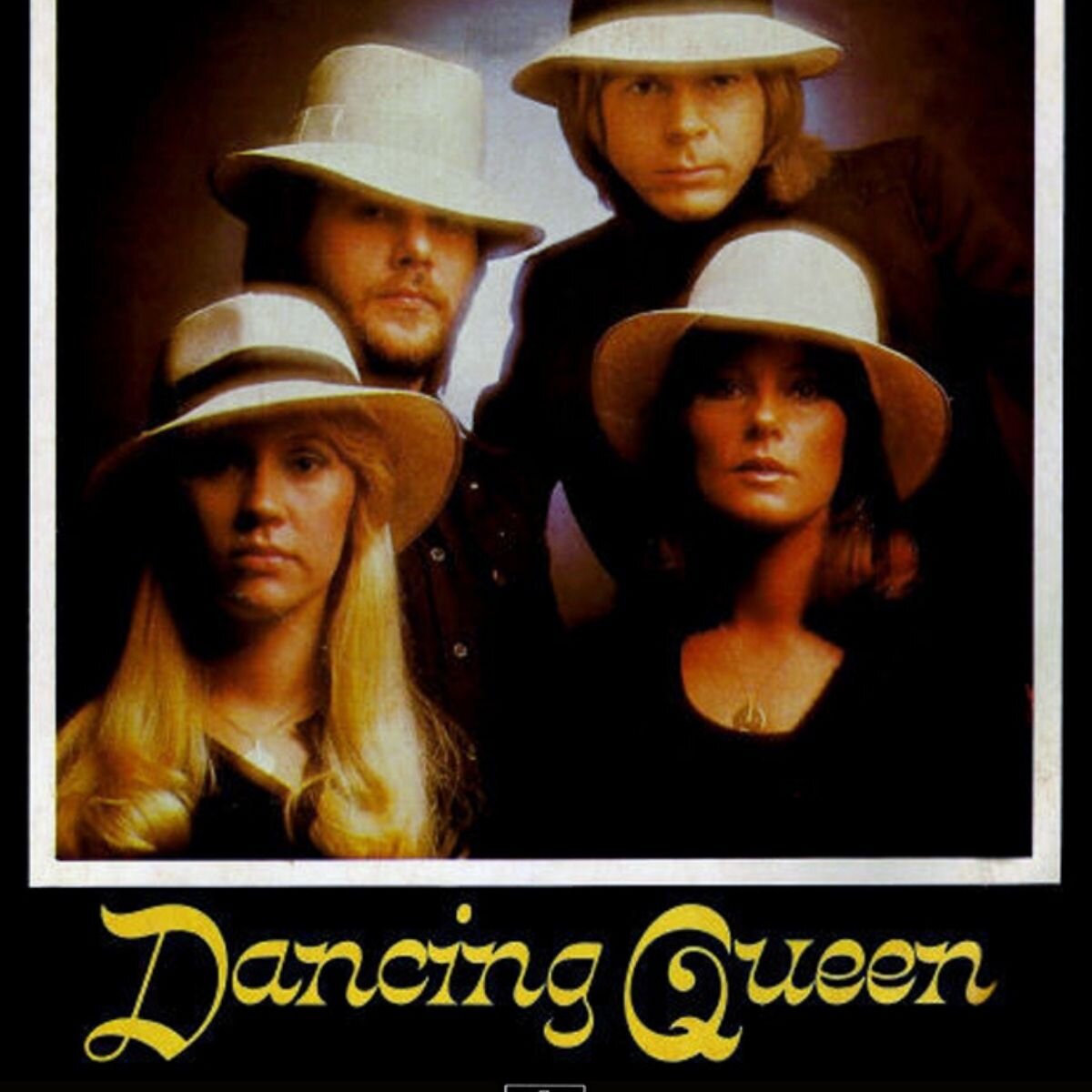 Обложка к синглу «Dancing Queen» группы «ABBA» (1976)