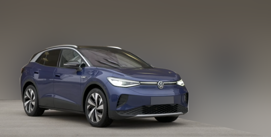 Передняя и правая часть кузова вместе с синим и серым цветом кузова.