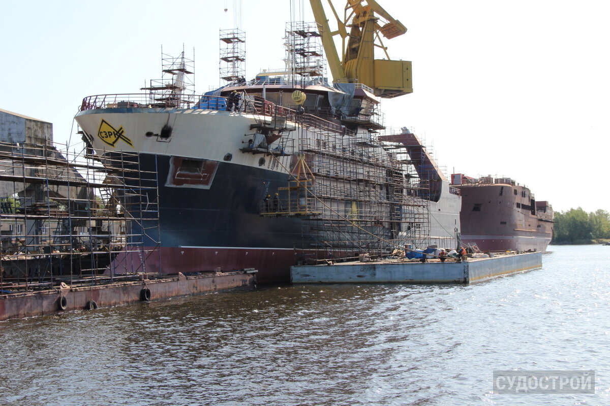 Строящиеся по инвестквотам траулеры на Выборгском заводе. Лето 2019 года / Фото: Судострой