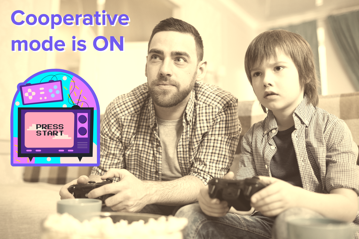 Типа мы с папкой играем:)