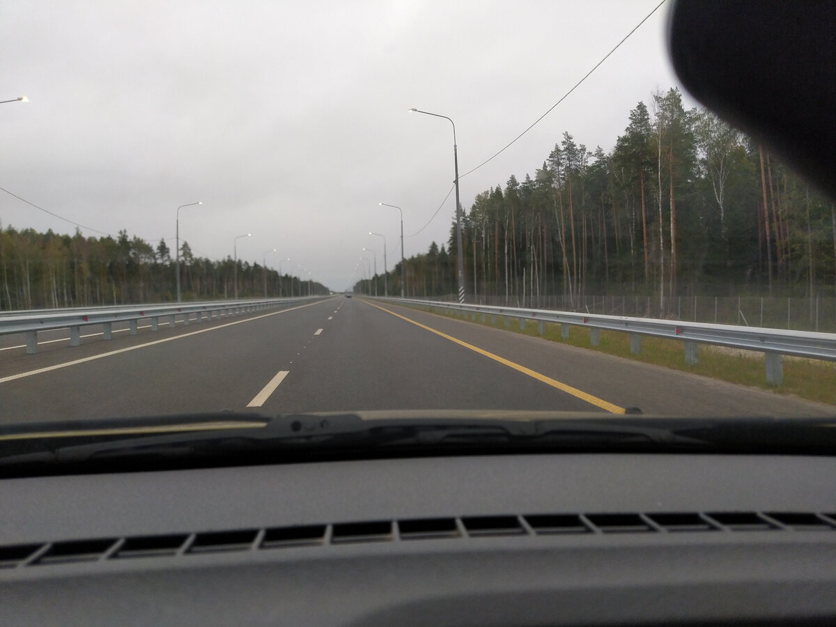 В основном участок М12 Москва-Арзамас имеет по 2 ряда в каждом направлении