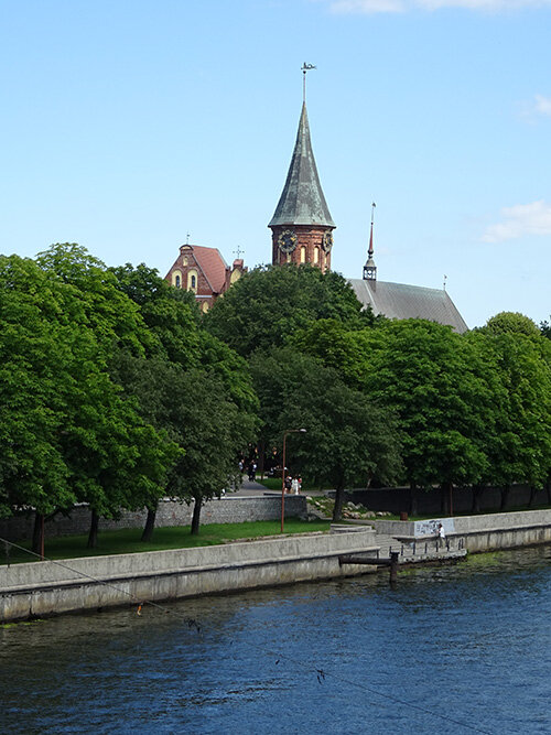 Вид на Кафедральный собор Кёнигсберга. Фото А. Петров
