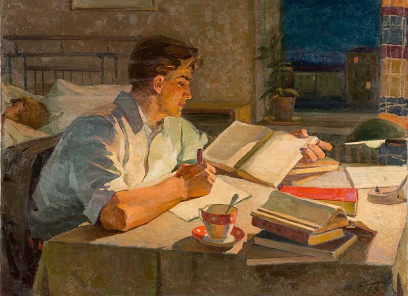 Заочник. 1963. Художник Баликов Ю.Е.