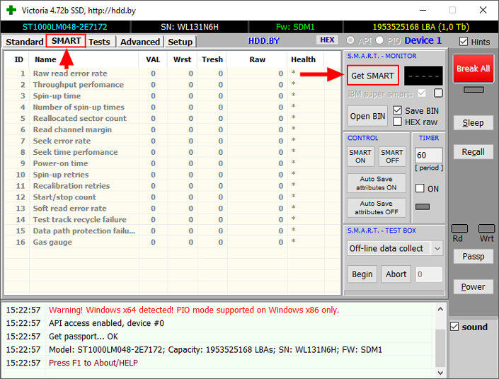 Состояние диска. Диагностика жесткого диска. Атрибуты Smart. Нормальные показатели для жесткого диска в программе Victoria. Victoria HDD Raw.