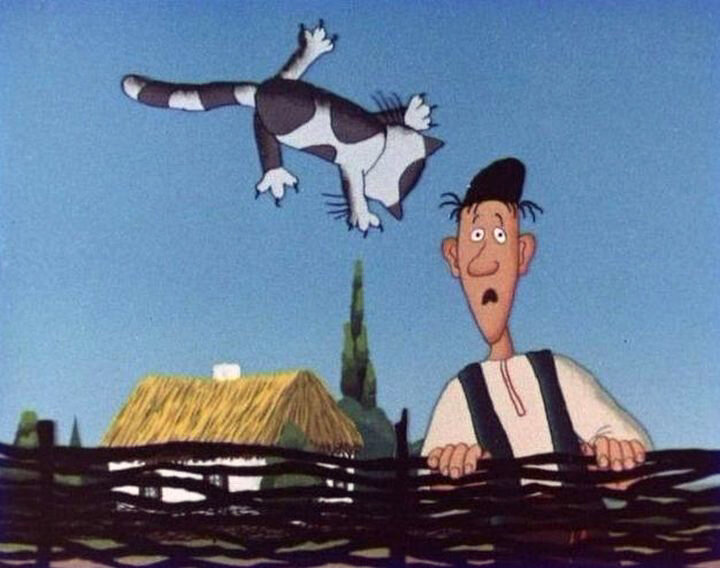 кадр из мультфилма Жил-был пёс.

