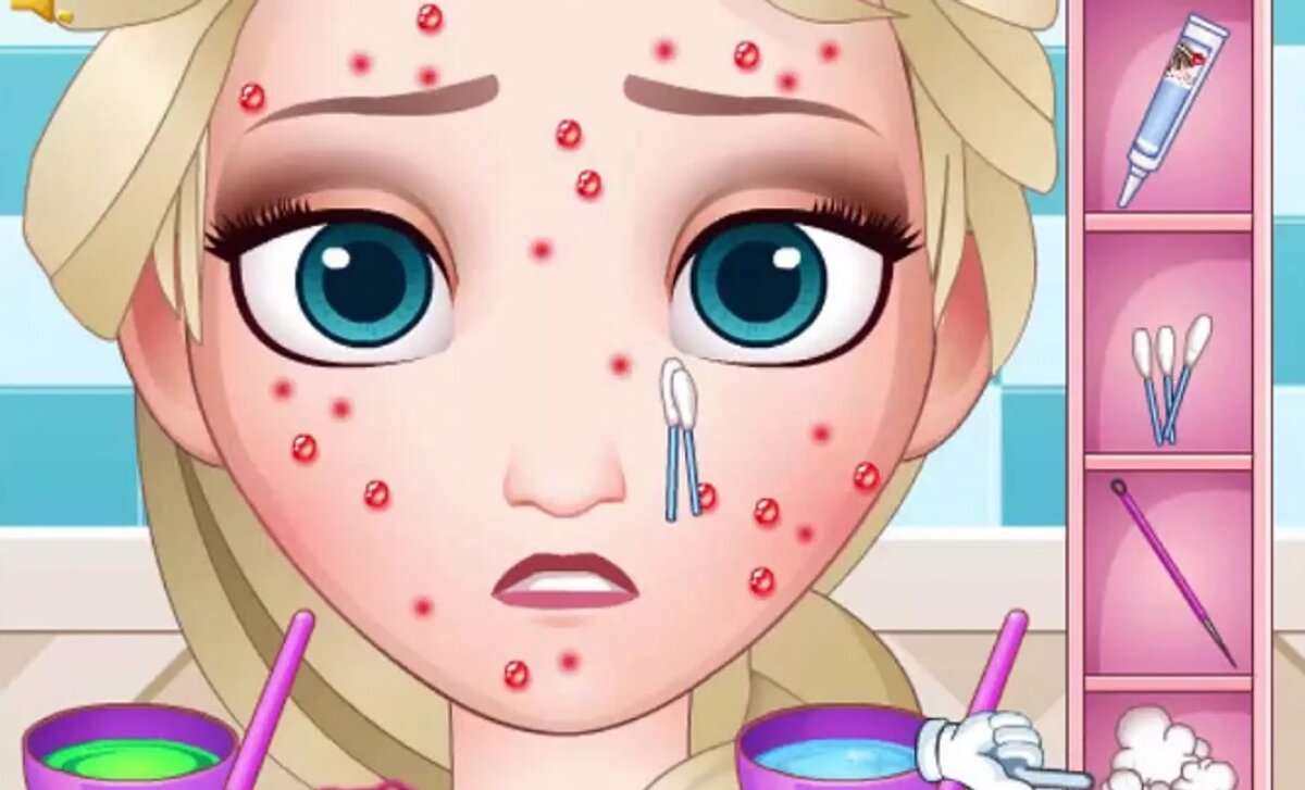 прыщи на лице