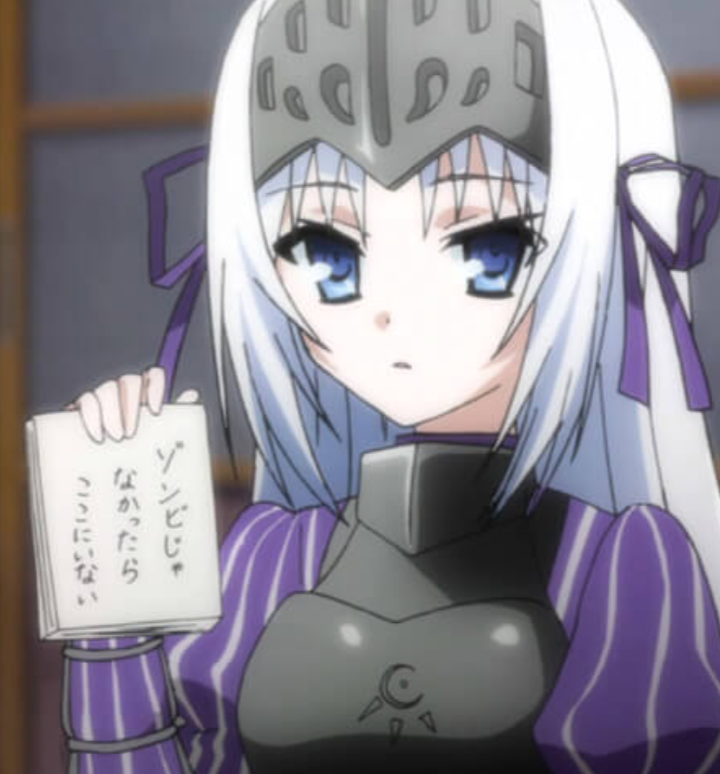 Аниме про девчушку которая пришла собирать душу у парня зомби который может  превращаться в чудо девочку -чулочек.