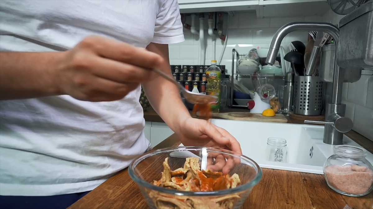 соль + приправа для птицы +