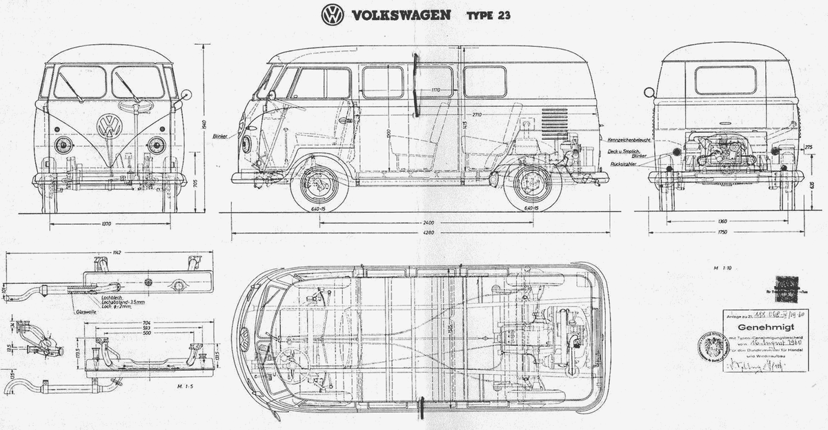 Volkswagen T1. Фотография взята с сервиса Яндекс Картинки