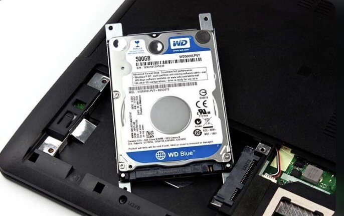 Замена жесткого диска.