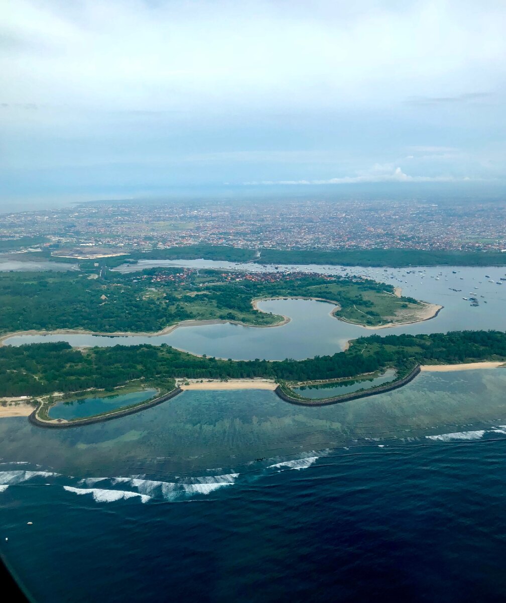 Вид сверху на Бали 