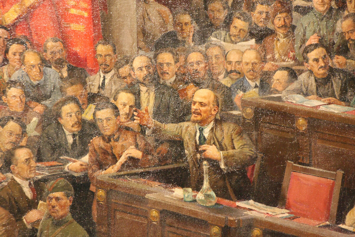 Ленин на съезде комсомола картина