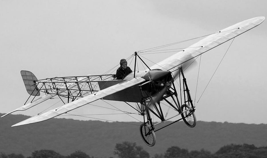 Самолёт «Bleriot-ХI», современная реконструкция. Снимок из свободных источников