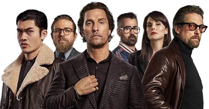 Состав слева направо: Генри Голинг, Чарли Хэнем, Мэтью МакКонахи, Колин Фарелл, Мишель Докери, Хью Гран.