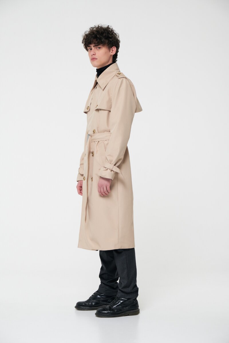 Базовый тренч прямого силуэта