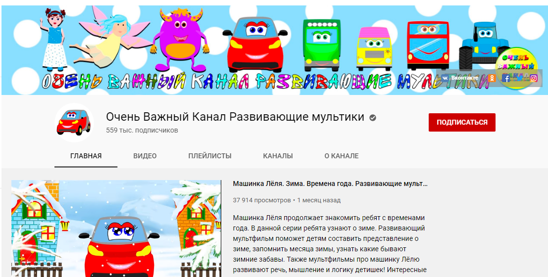 Лицо канала.