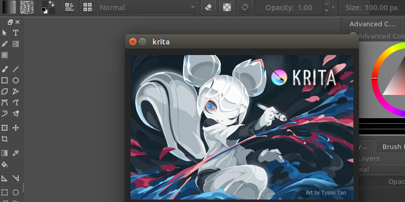 Графический редактор Krita