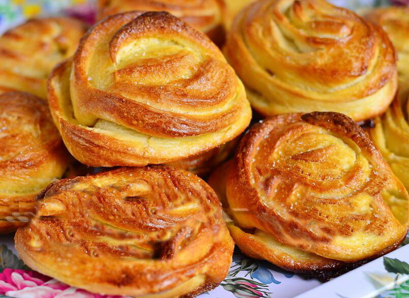 булочки с начинкой