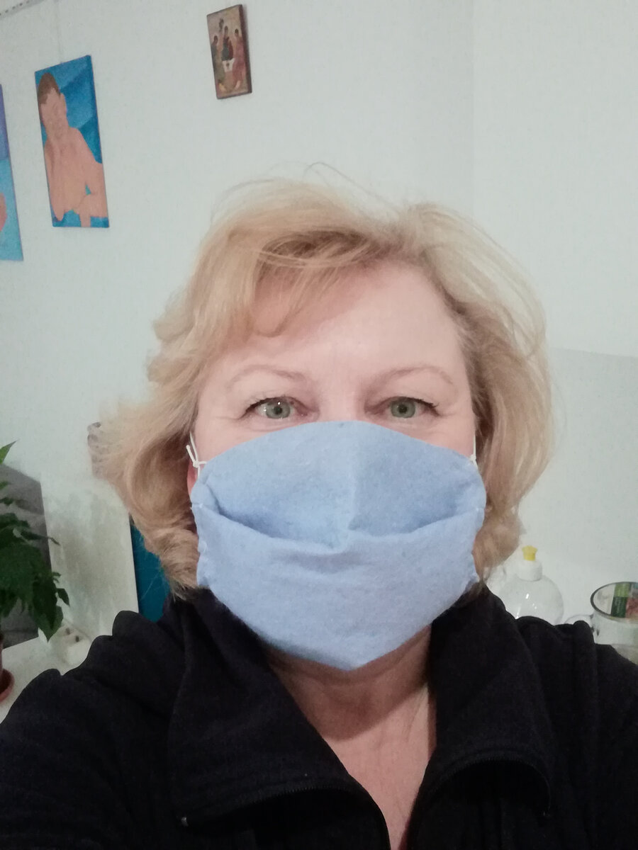  сшитая мной маска