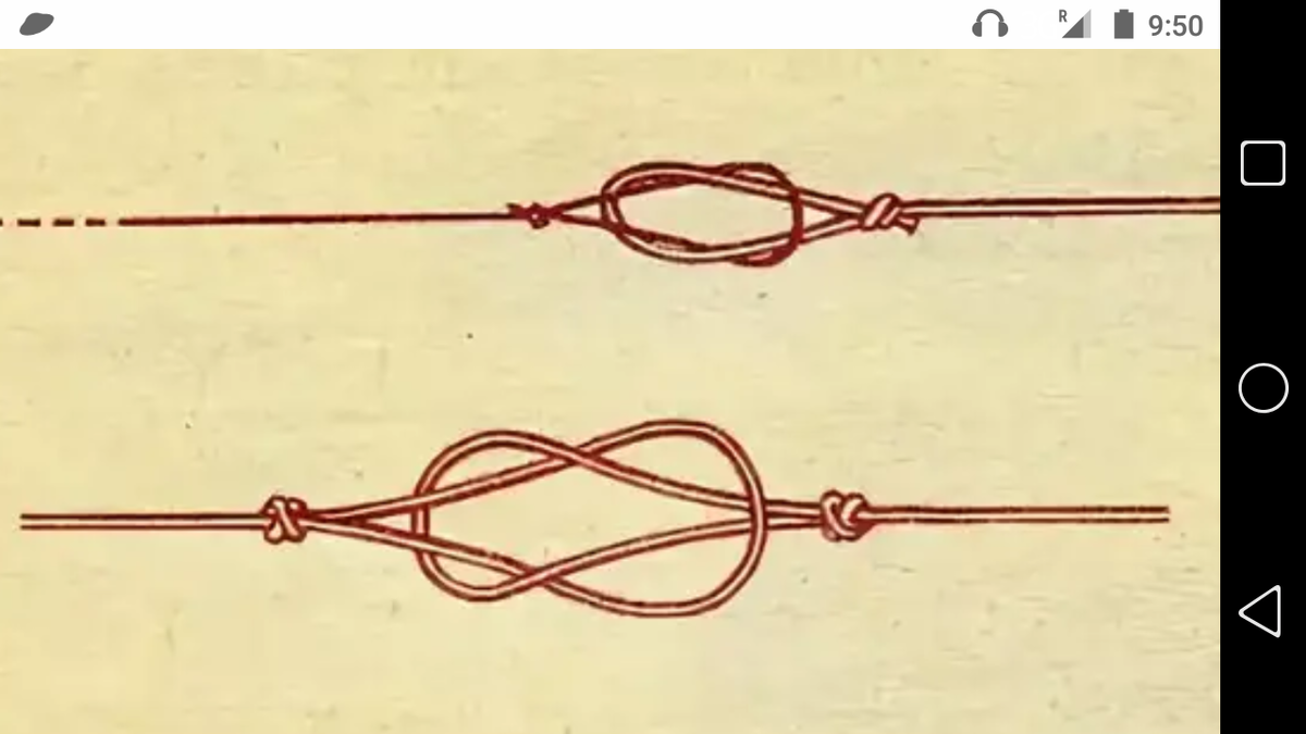 фото Как поменять поводок на удочке + смена поводка