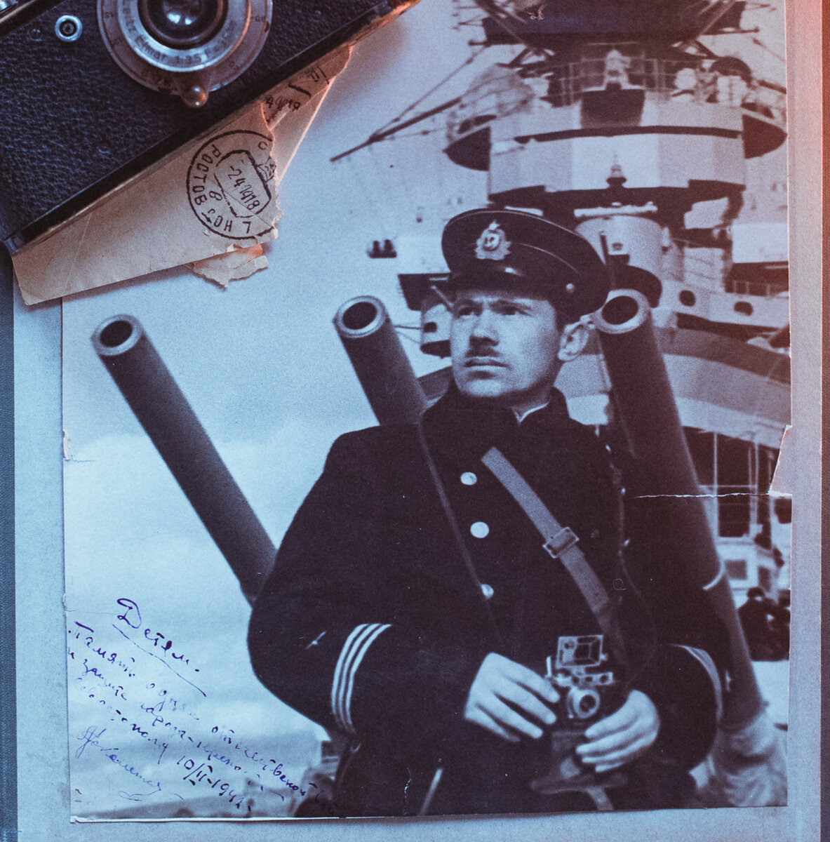 Мой прадед, Александр Соколенко. Фото 1942 года.