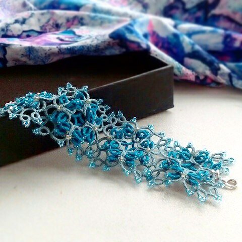 Браслет. Схема Натальи Абросимовой