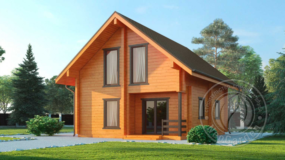 Дом из бруса 165 "Касабланка" от Neogarden