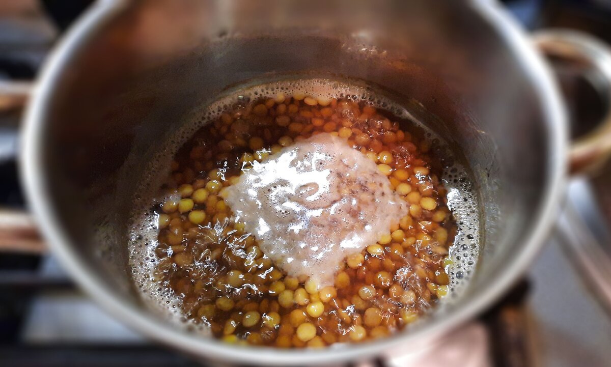 Варим чечевицу 30-40 минут