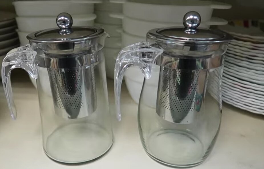 Чайник заварочный  стеклянный Цена:199.00