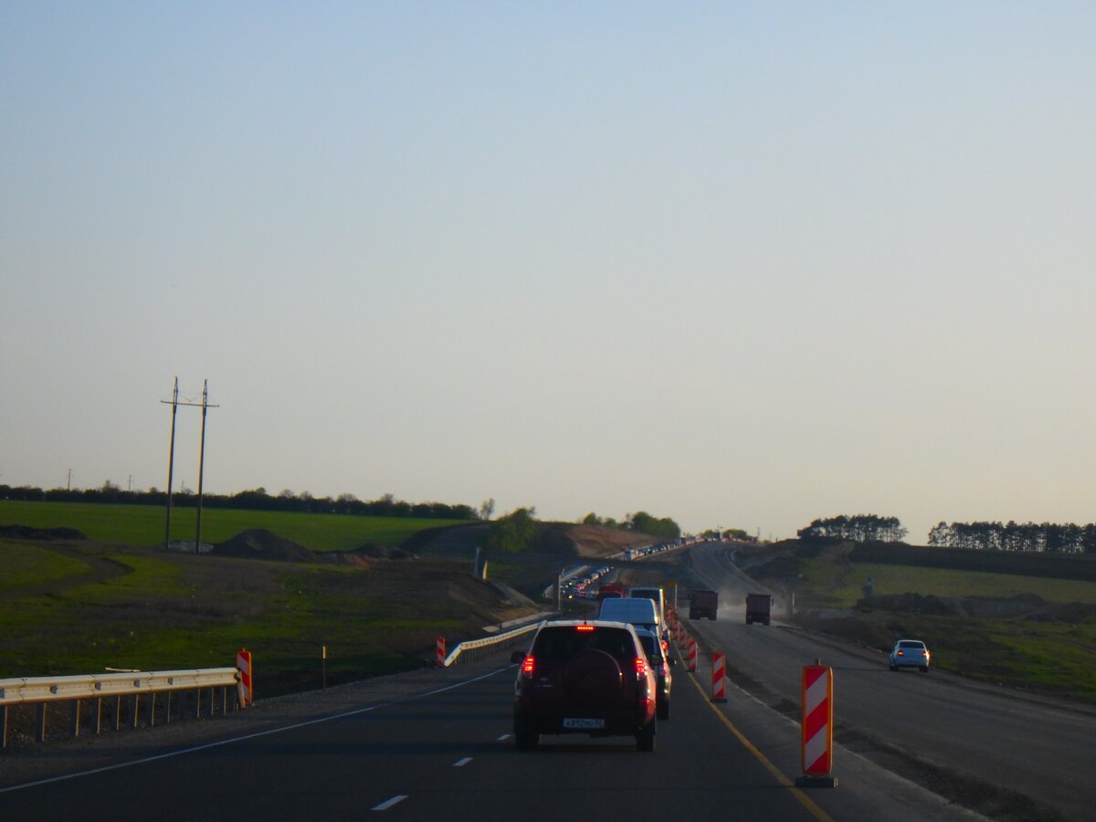 Пробка в сторону Симферополя до запуска Тавриды