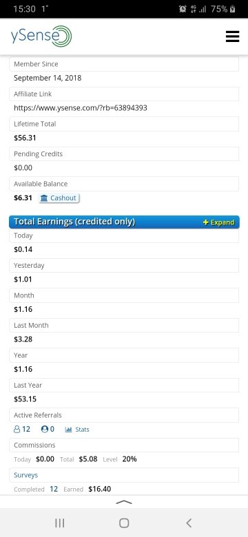 Скрин моей страницы