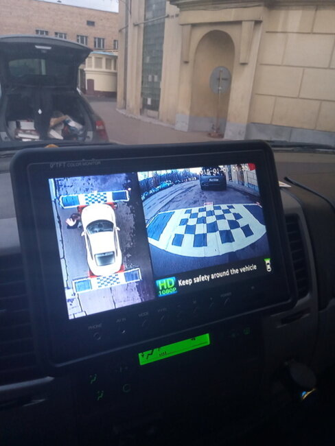 Установка системы кругового обзора на ГАЗЕЛЬ ФУРГОН 