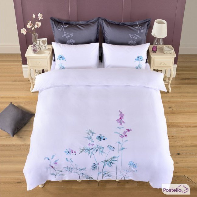 Материал комплекта — хлопковый сатин, состав — 100 % хлопок. Фото взяты с сайта postelio.market