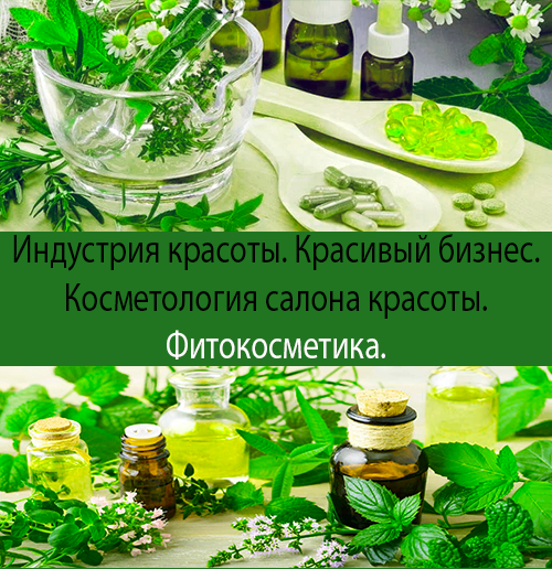 Красивый бизнес. Индустрия красоты. Фитокосметология в салоне красоты.