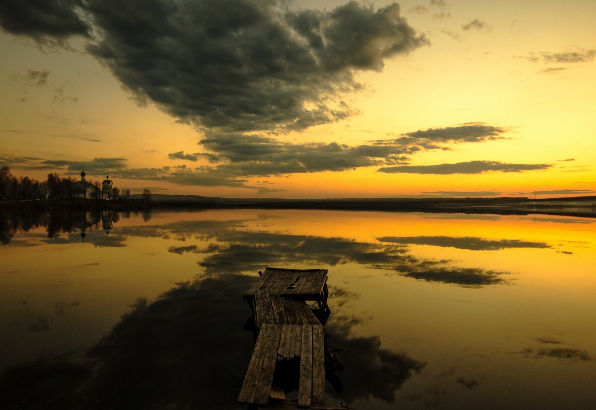 На закате дня