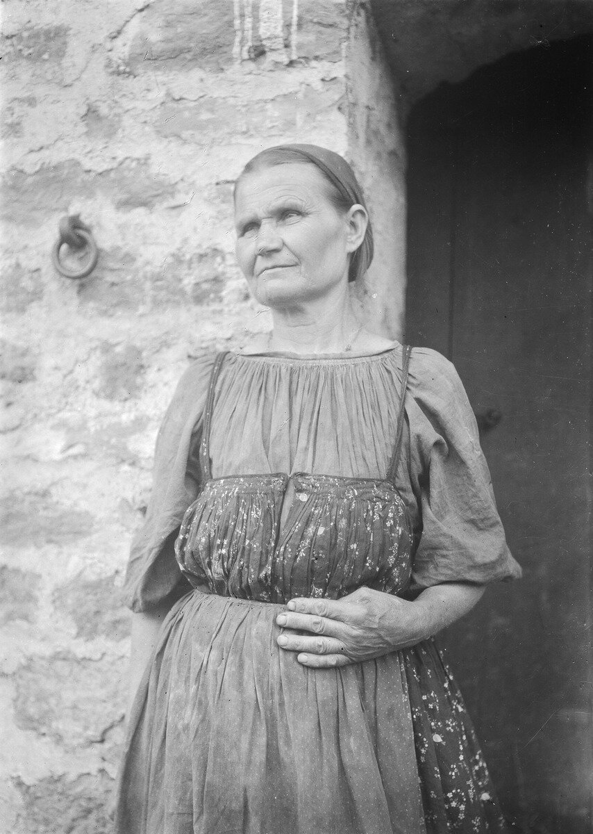  Вожанка Маркина Мартинтитер. Каттила (Котлы), Инкери, Россия, 1914 год / © Väisänen A. O. / museovirasto.finna.fi
