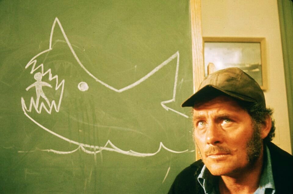 shot from "Jaws"/1975/Steven Spielberg/imdb.com